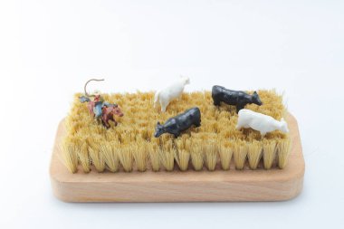 vahşi batı şerif işaretleri şapka veya at nalı bir mini rakam 