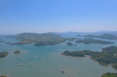 Kau Sai Chau Kamu Golf Sahası üst görünümü