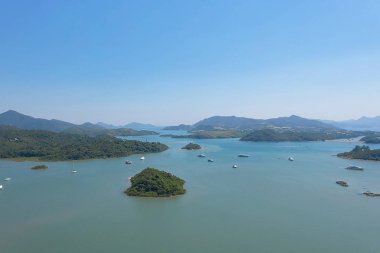 Pak Sha Chau üst görünümü, sai kung , hk