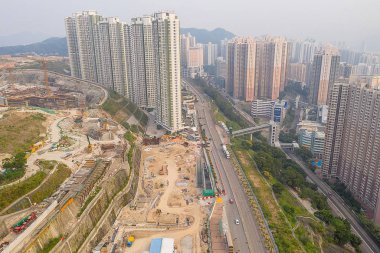 Sau Mau Ping'de barınma. hong kong 29 eylül 2019