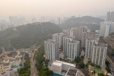 Sau Mau Ping'de barınma. hong kong 29 eylül 2019