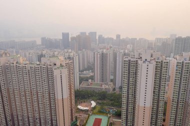 Sau Mau Ping'de barınma. hong kong 29 eylül 2019