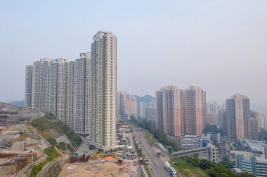 Sau Mau Ping'de barınma. hong kong 29 eylül 2019