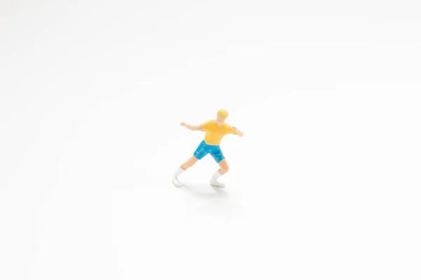 미식축구 선수들이 하는 작은 소코서. — 스톡 사진