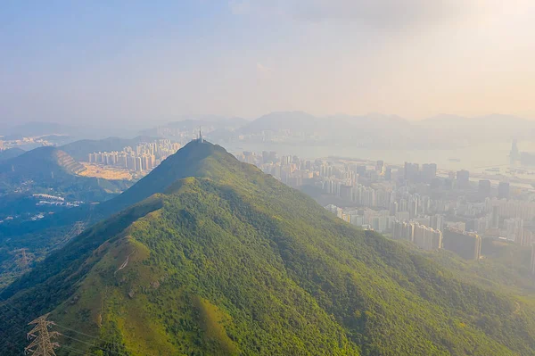 A Montanha de Kowloon Peak, hong kong — Fotografia de Stock