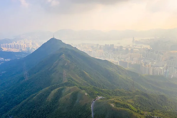 La Montaña de Kowloon Peak, hong kong — Foto de Stock