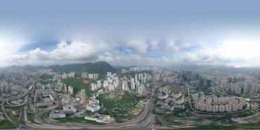 7 Ekim 2019, Kwun Tong yolunun üst yolu. 