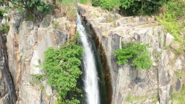 Waterfall Bay Park Parque Bahía Cascada Hong Kong — Vídeo de stock