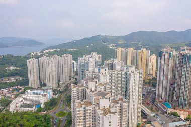 13 Ekim 2019 Hang Hau bölgesi, Tseung Kwan O, Hong Kong 