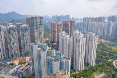 13 Ekim 2019 Hang Hau bölgesi, Tseung Kwan O, Hong Kong 