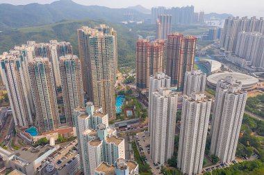 13 Ekim 2019 Hang Hau bölgesi, Tseung Kwan O, Hong Kong 