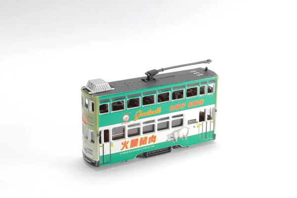 A scale figure of double tram hk — ストック写真