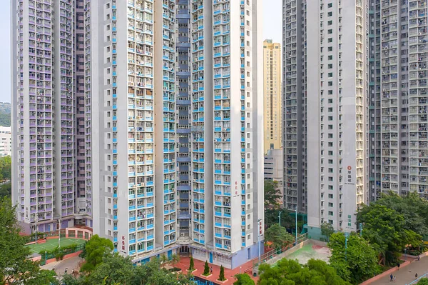 13 Out 2019, O distrito de Hang Hau em Tseung Kwan O, Hong Kong — Fotografia de Stock