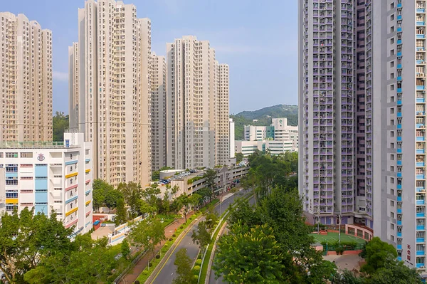 13 Out 2019 Hang Hau district in Tseung Kwan O, Hong Kong — Fotografia de Stock