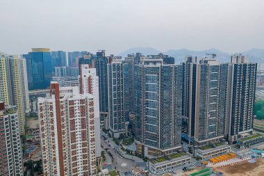 19 Ekim 2019, Kai Tak 'ta yeni daire, Kowloon şehri bölgesi.