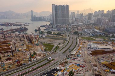 19 Ekim 2019, Hong Kong Eski Havaalanı 'nda Kentsel Gelişim