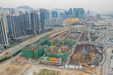 19 Ekim 2019, Hong Kong Eski Havaalanı 'nda Kentsel Gelişim