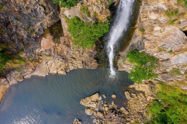 12 Ekim 2019 Bayside Park Bölgesi Wah Fu Bölgesi 'ne su düşüyor.