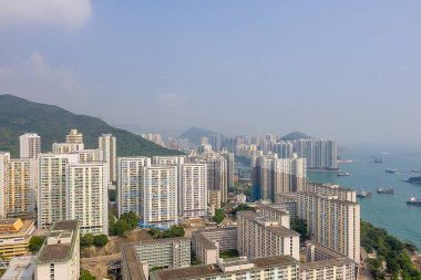 12 Ekim 2019, Wah Fu Hong Kong, Hong Kong 'un güneyinde. 