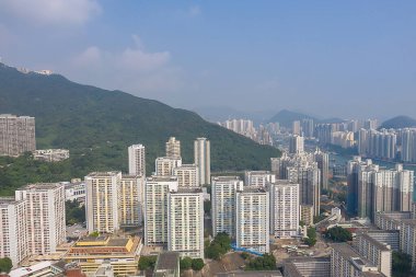 12 Ekim 2019, Wah Fu Hong Kong, Hong Kong 'un güneyinde. 