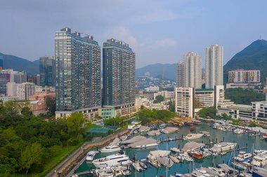 12 Ekim 2019 Aberdeen Marina Kulübü, Hong Kong ve Tayfun Sığınağı