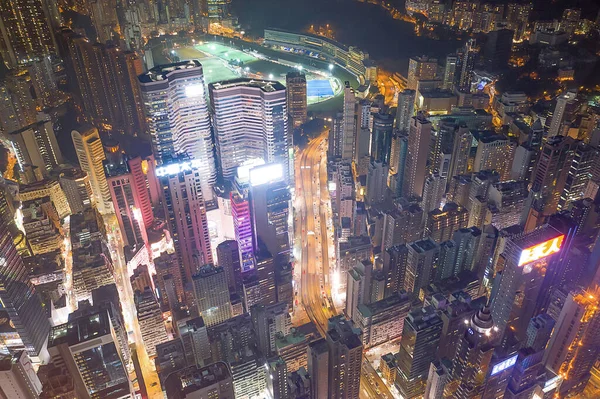 18 Οκτ 2019, a Causeway Bay, Χονγκ Κονγκ την νύχτα — Φωτογραφία Αρχείου