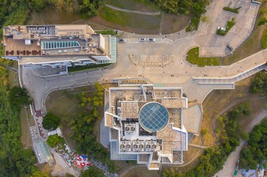 Yüksek lisans binası hkust, Hong Kong, 20 Ekim 2019