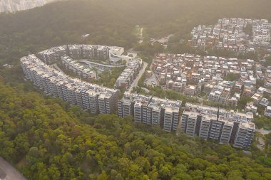 Sai kung 'daki Pavilia Dağı, Hong Kong 20 Ekim 2019