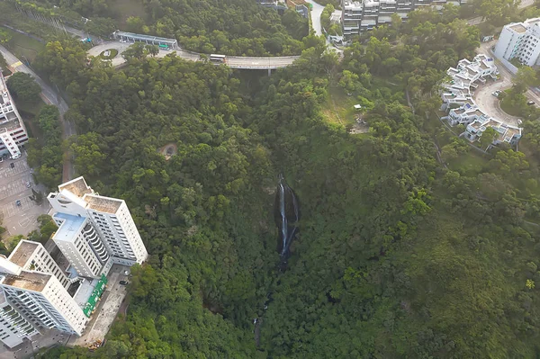 Pak Shui Wun waterval bij sai kung, hong kong — Stockfoto