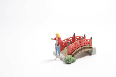 Kadın Selfie Çekiyor, Trave 'in tadını çıkarıyor.