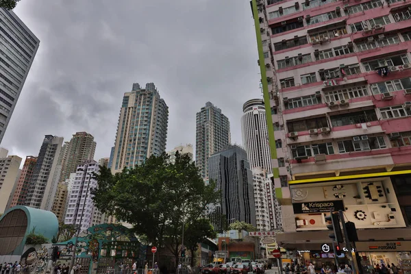 Het Tong Lau Oude Huis Hong Kong Mei 2020 — Stockfoto