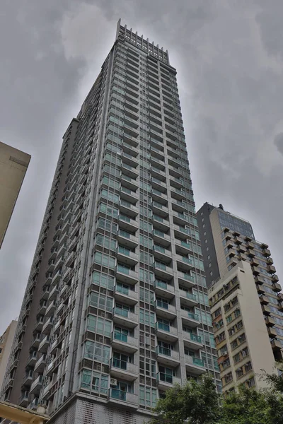 Novo Edifício Residencial Moderno Wan Chai Hong Kong Maio 2020 — Fotografia de Stock