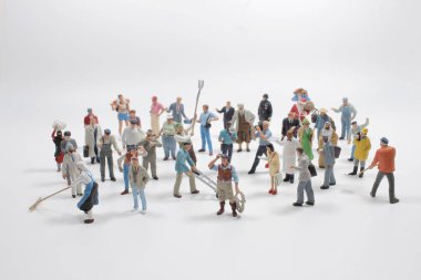 Endüstriyel Sınıflandırma 'nın çalışan figürünün eğlencesi 