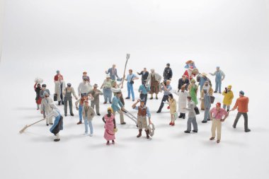 Endüstriyel Sınıflandırma 'nın çalışan figürünün eğlencesi 