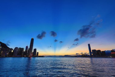 Skyline of kowloon Hong Kong Liman Kapısı 11 Haziran 2020 