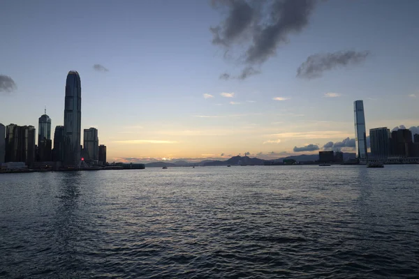 Wan Chai Waterfront Promenade Στο Χονγκ Κονγκ Ιουνίου 2020 — Φωτογραφία Αρχείου
