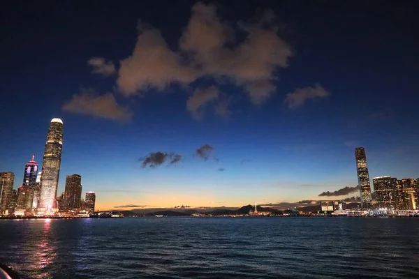 Skyline Kowloon Hong Kong Liman Kapısı Haziran 2020 — Stok fotoğraf