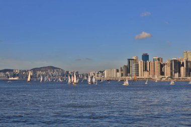 19 Haziran 2020 'de ünlü bir turistik merkezde Sunset Manzarası