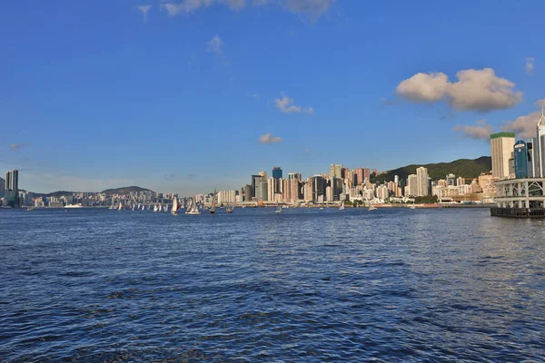 Juni 2020 Wan Chai Waterfront Promenade Nabij Ani Com Park — Stockfoto