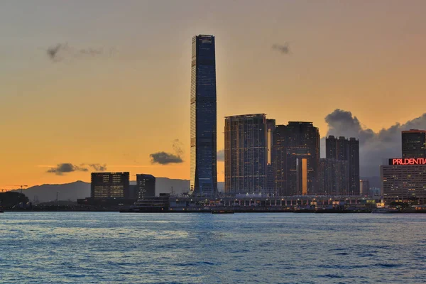 June 2020 Wan Chai Waterfront Promenade Ani Com Park Harbour — Stock Photo, Image