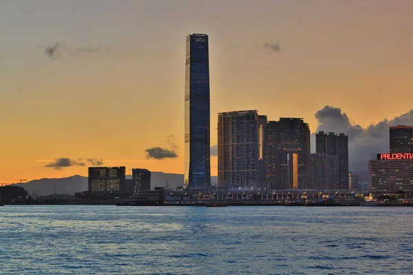 June 2020 Wan Chai Waterfront Promenade Ani Com Park Harbour — 스톡 사진