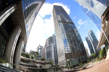 Amirallikteki ofis binası ve otel, Hong Kong 'daki CBD 20 Haziran 2020