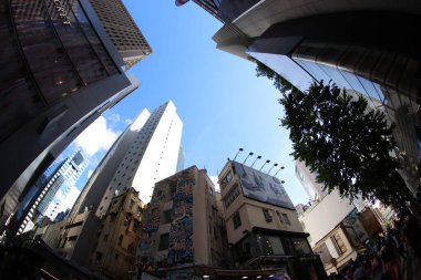 Causeway Körfezi 'nin çok kalabalık alışveriş bölgesi, hk 20 Haziran 2020 