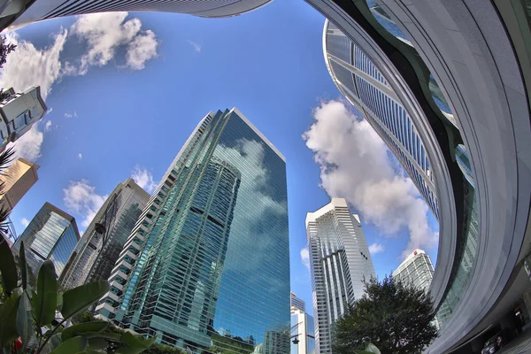 Die Gruppe Von Bürogebäuden Und Hotels Admiralty Juni 2020 — Stockfoto