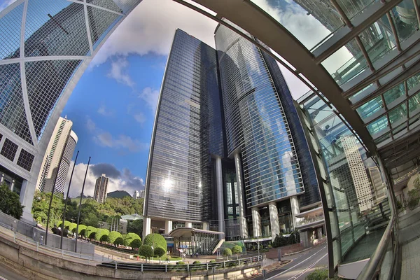 Cbd Hong Kong Kancelářské Budovy Admiralitě Června 2020 — Stock fotografie
