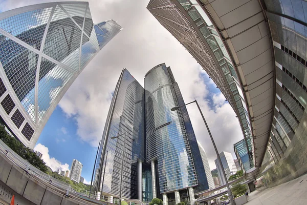Cbd Hong Kong Kancelářské Budovy Admiralitě Června 2020 — Stock fotografie