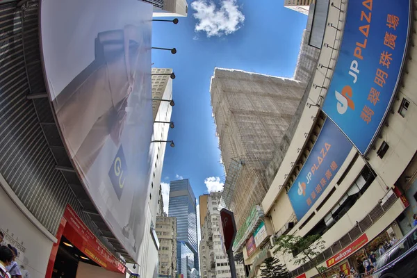 Velmi Přeplněná Nákupní Čtvrť Causeway Bay Června 2020 — Stock fotografie