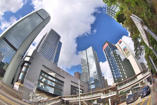 Haziran 2020 Wan Chai Bir Ofis Binası — Stok fotoğraf