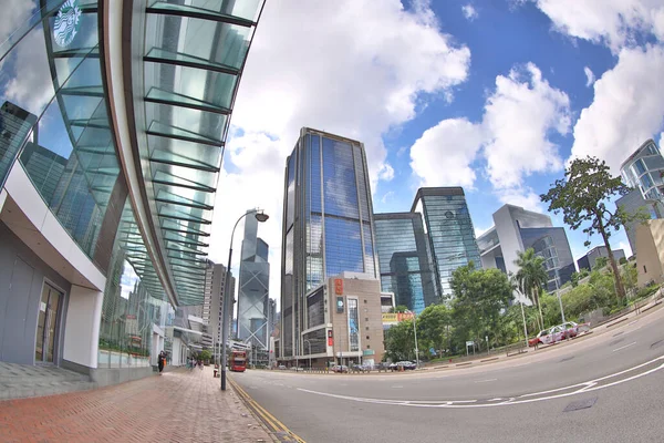 Queensway Road Office Buildiing Hotel Admiralty June 2020 — Stock Photo, Image