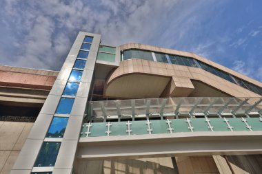 30 Nisan 2020 Mong Kok Doğu İstasyonu, Kowloon, Hong Kong.